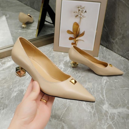 Replica Valentino High-Heeled Shoes For Women #1121184 $76.00 USD for Wholesale