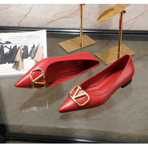 Replica Valentino Flat Shoes For Women #1121188 $80.00 USD for Wholesale