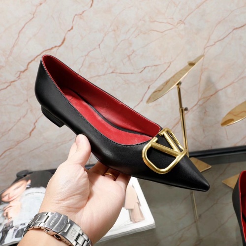 Replica Valentino Flat Shoes For Women #1121189 $80.00 USD for Wholesale
