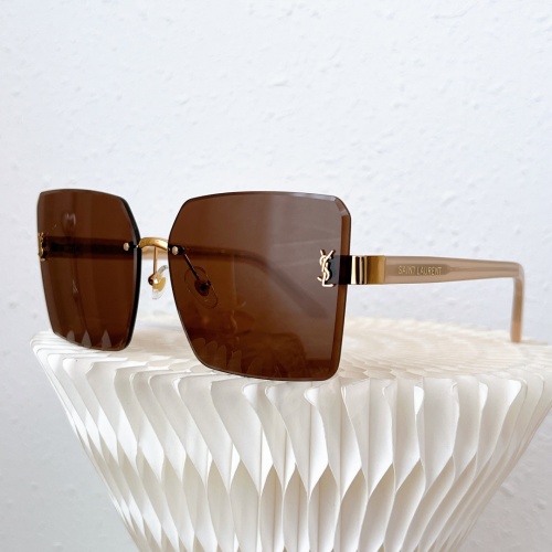 Yves Saint Laurent YSL AAA Quality Sunglasses #1121251 $60.00 USD, Wholesale Replica Yves Saint Laurent YSL AAA Quality Sunglasses