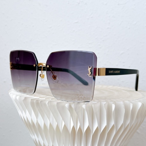 Yves Saint Laurent YSL AAA Quality Sunglasses #1121253 $60.00 USD, Wholesale Replica Yves Saint Laurent YSL AAA Quality Sunglasses