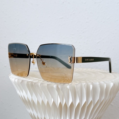 Yves Saint Laurent YSL AAA Quality Sunglasses #1121254 $60.00 USD, Wholesale Replica Yves Saint Laurent YSL AAA Quality Sunglasses