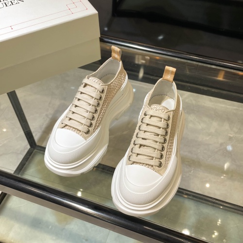 Replica Alexander McQueen Casual Shoes For Women #1121547 $105.00 USD for Wholesale