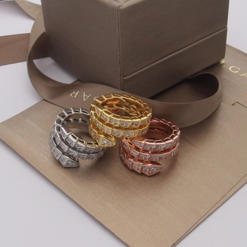 Replica Bvlgari Rings For Women #1121748 $32.00 USD for Wholesale