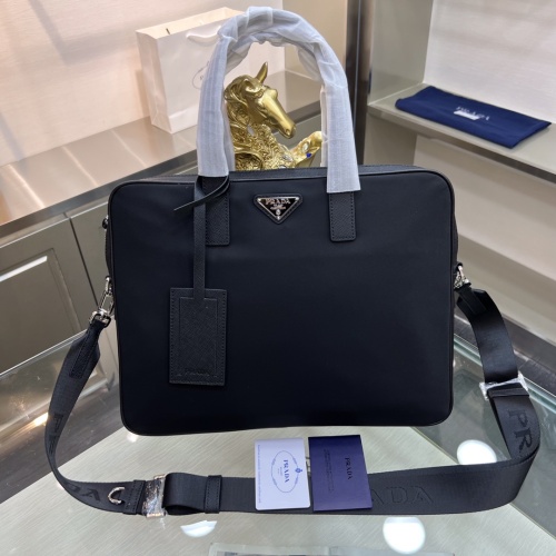 Replica Prada AAA Man Handbags #1121824 $132.00 USD for Wholesale