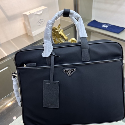 Replica Prada AAA Man Handbags #1121825 $175.00 USD for Wholesale