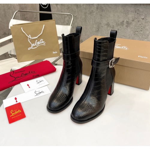 Replica Christian Louboutin Boots For Women #1122425 $112.00 USD for Wholesale