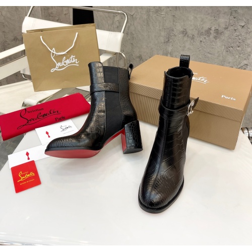 Replica Christian Louboutin Boots For Women #1122425 $112.00 USD for Wholesale