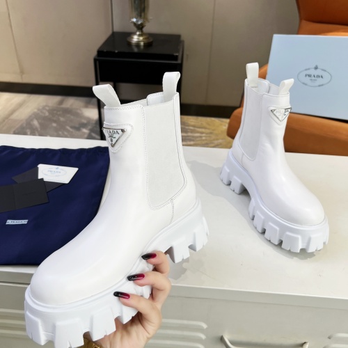 Replica Prada Boots For Women #1122876 $115.00 USD for Wholesale