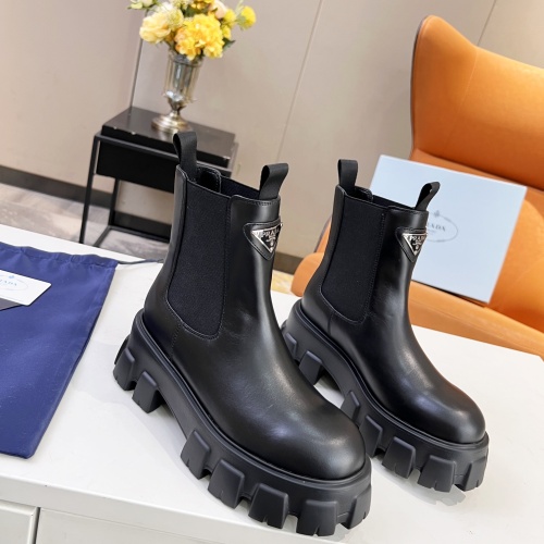 Replica Prada Boots For Women #1122877 $115.00 USD for Wholesale