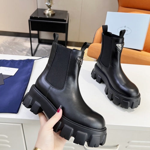 Replica Prada Boots For Women #1122877 $115.00 USD for Wholesale