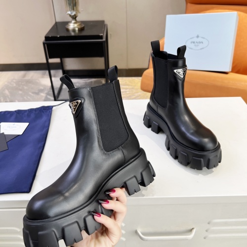 Replica Prada Boots For Women #1122877 $115.00 USD for Wholesale