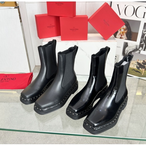 Replica Valentino Boots For Women #1123311 $102.00 USD for Wholesale