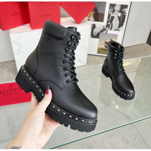 Replica Valentino Boots For Women #1123313 $102.00 USD for Wholesale