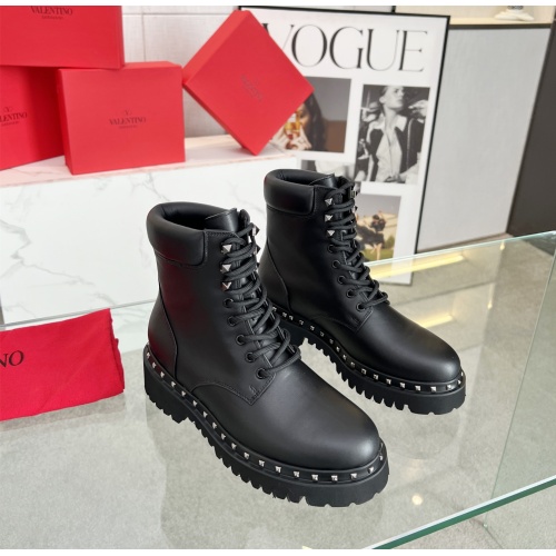 Replica Valentino Boots For Women #1123313 $102.00 USD for Wholesale