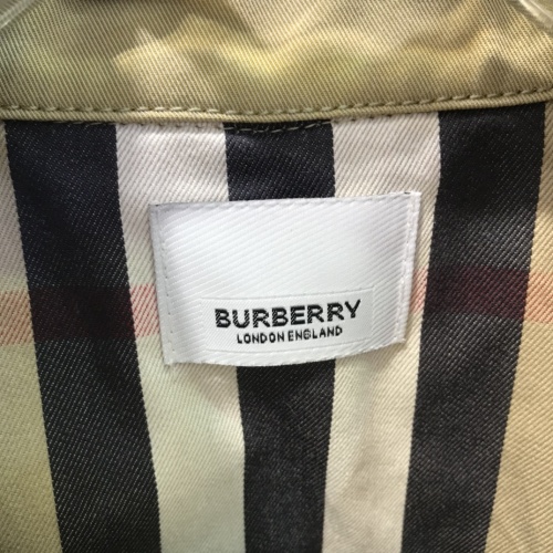 Replica Burberry Trench Coat Long Sleeved For Women #1123551 $205.00 USD for Wholesale
