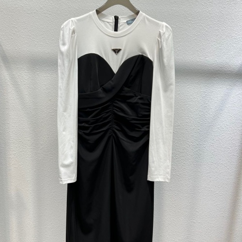 Prada Dresses Long Sleeved For Women #1123661