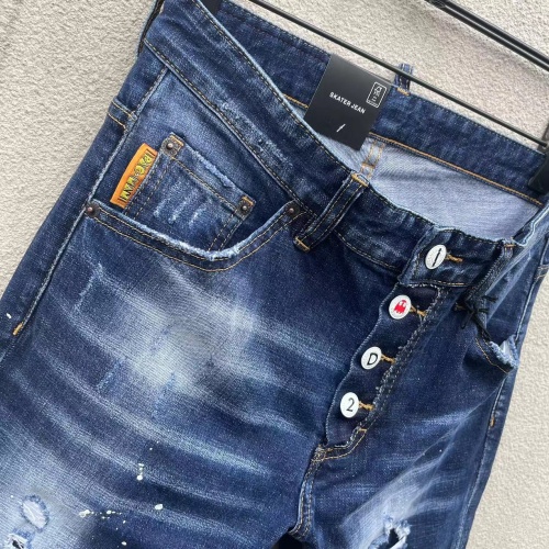 Replica Dsquared Jeans For Men #1123867 $68.00 USD for Wholesale