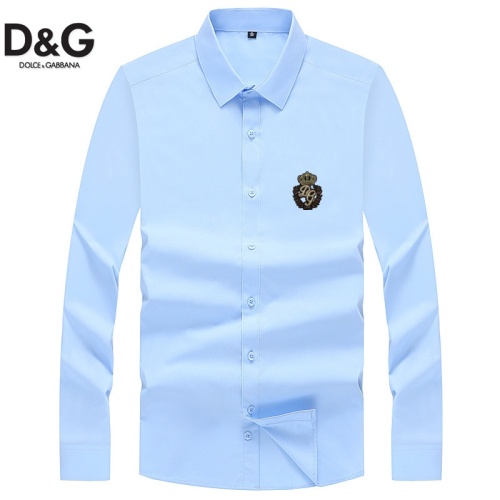 Dolce & Gabbana D&G Shirts Long Sleeved For Men #1123893