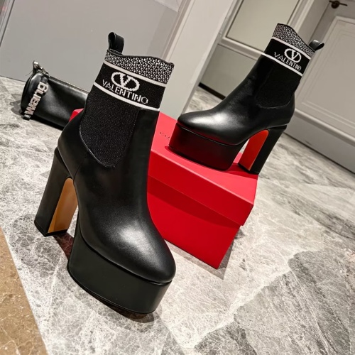 Replica Valentino Boots For Women #1123947 $108.00 USD for Wholesale