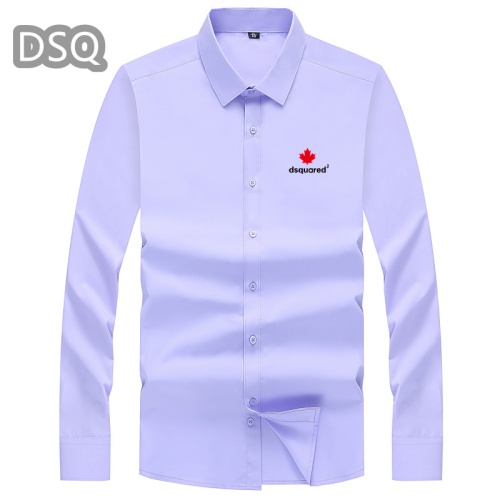 Dsquared Shirts Long Sleeved For Men #1124029 $40.00 USD, Wholesale Replica Dsquared Shirts