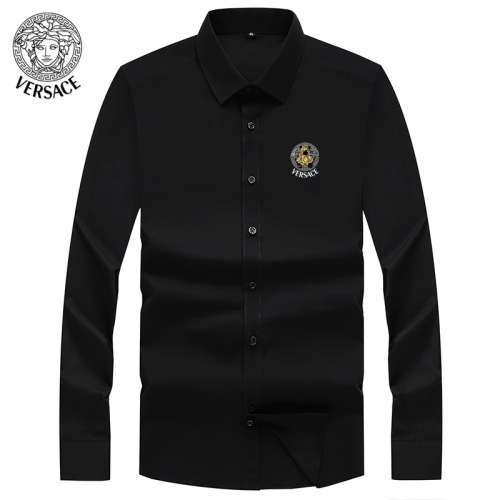 Versace Shirts Long Sleeved For Men #1124044