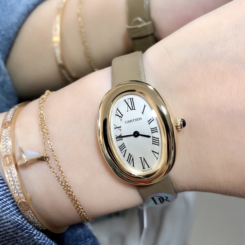 Cartier AAA Quality Watches For Women #1124086