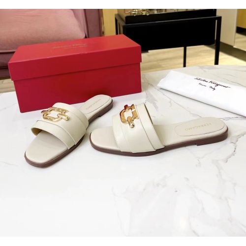 Replica Salvatore Ferragamo Slippers For Women #1124103 $82.00 USD for Wholesale