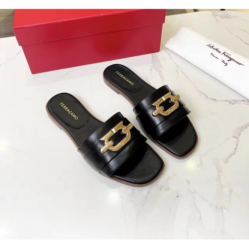 Replica Salvatore Ferragamo Slippers For Women #1124104 $82.00 USD for Wholesale
