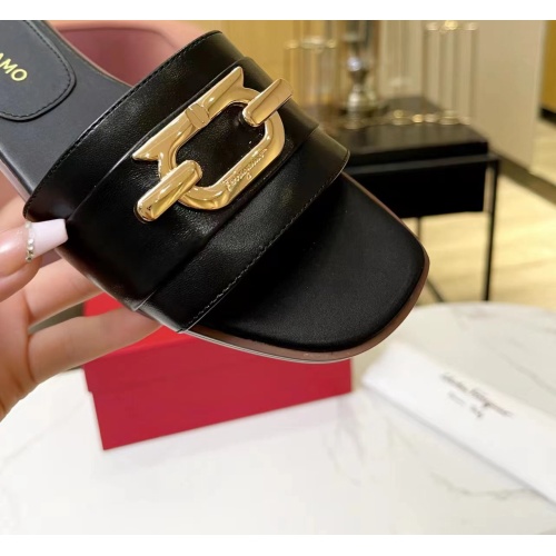 Replica Salvatore Ferragamo Slippers For Women #1124104 $82.00 USD for Wholesale