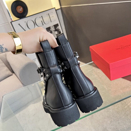 Replica Valentino Boots For Women #1124144 $102.00 USD for Wholesale