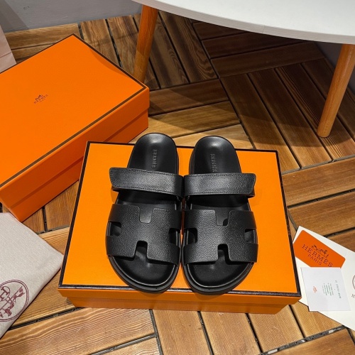 Hermes Slippers For Men #1124159 $76.00 USD, Wholesale Replica Hermes Slippers