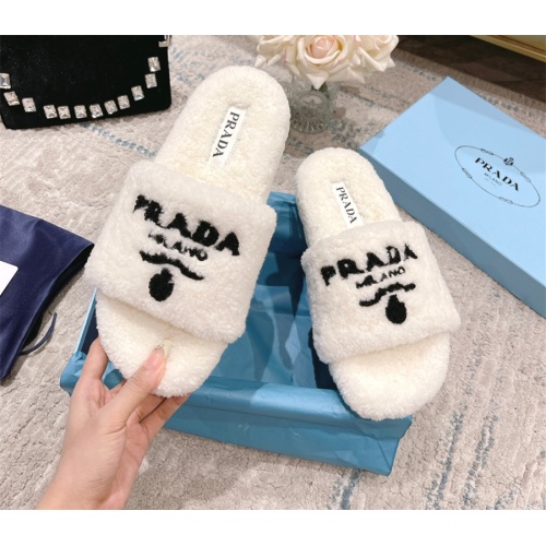 Replica Prada Slippers For Women #1124214 $85.00 USD for Wholesale