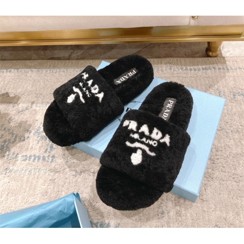 Replica Prada Slippers For Women #1124215 $85.00 USD for Wholesale