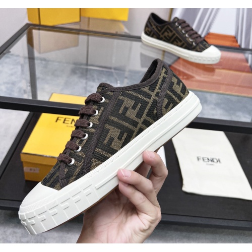 Replica Fendi Casual Shoes For Women #1124438 $82.00 USD for Wholesale