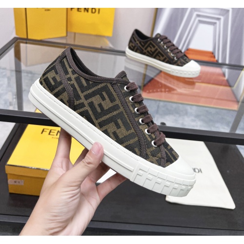 Replica Fendi Casual Shoes For Men #1124439 $82.00 USD for Wholesale