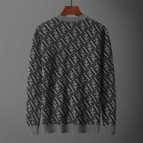 Replica Fendi Sweaters Long Sleeved For Men #1124692 $45.00 USD for Wholesale