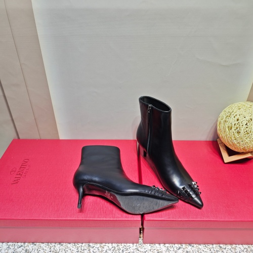 Replica Valentino Boots For Women #1124830 $155.00 USD for Wholesale