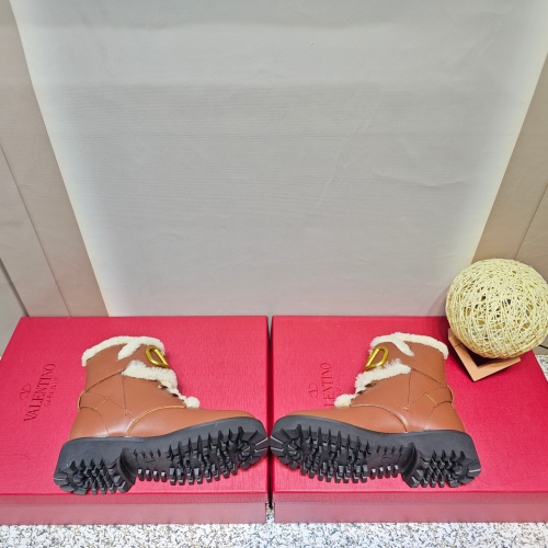 Replica Valentino Boots For Women #1124831 $158.00 USD for Wholesale