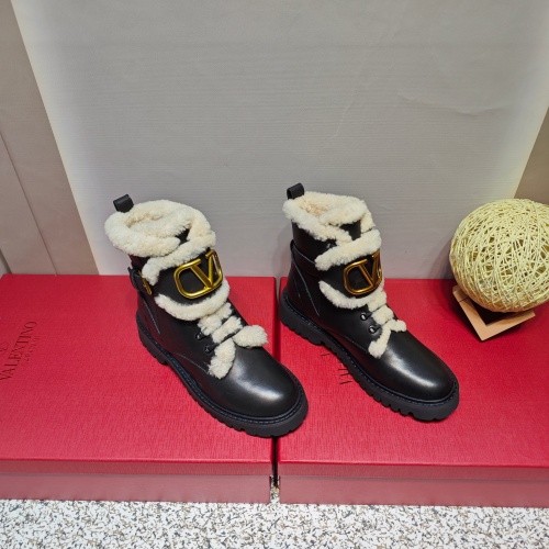 Replica Valentino Boots For Women #1124832 $158.00 USD for Wholesale