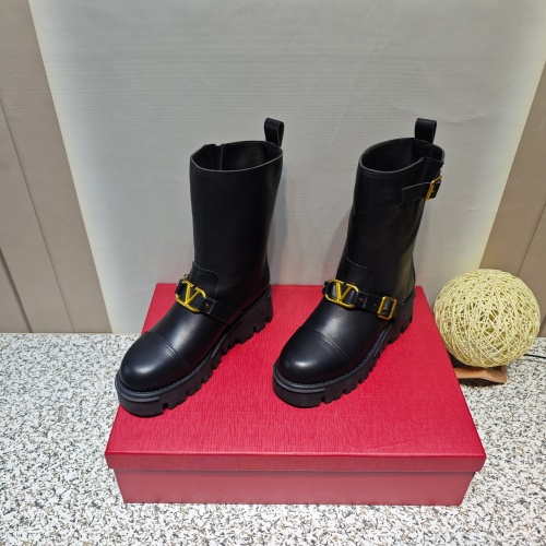 Valentino Boots For Women #1124834 $145.00 USD, Wholesale Replica Valentino Boots