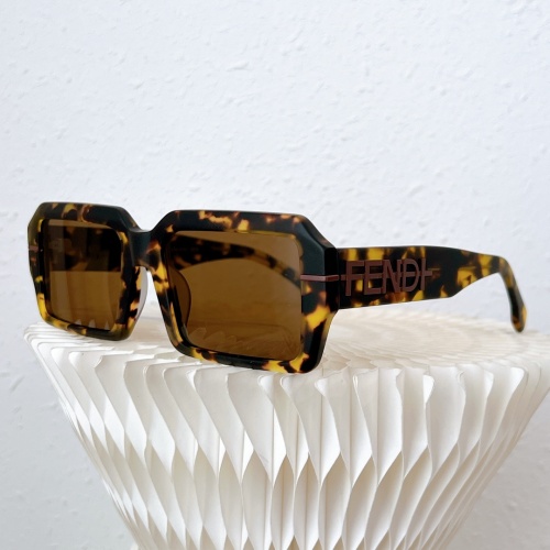 Fendi AAA Quality Sunglasses #1124923 $64.00 USD, Wholesale Replica Fendi AAA Quality Sunglasses