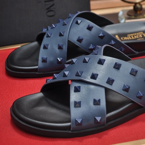 Replica Valentino Slippers For Men #1125025 $82.00 USD for Wholesale