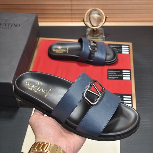 Replica Valentino Slippers For Men #1125027 $82.00 USD for Wholesale
