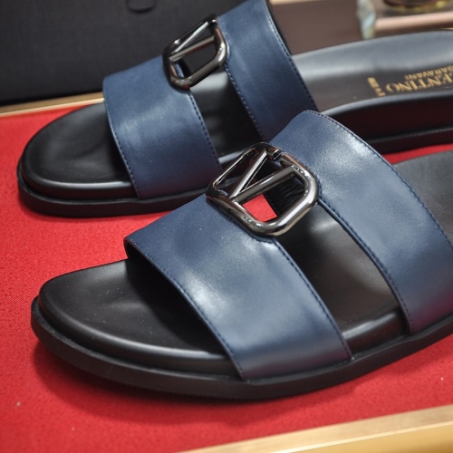Replica Valentino Slippers For Men #1125027 $82.00 USD for Wholesale