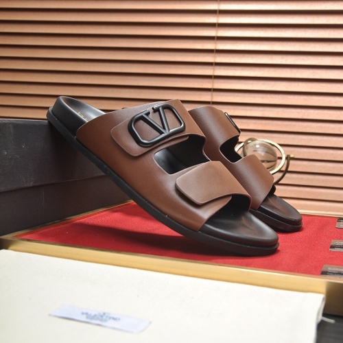 Replica Valentino Slippers For Men #1125030 $82.00 USD for Wholesale