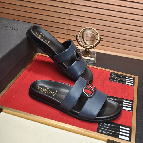 Replica Valentino Slippers For Men #1125031 $82.00 USD for Wholesale