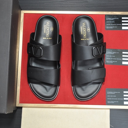 Replica Valentino Slippers For Men #1125032 $82.00 USD for Wholesale