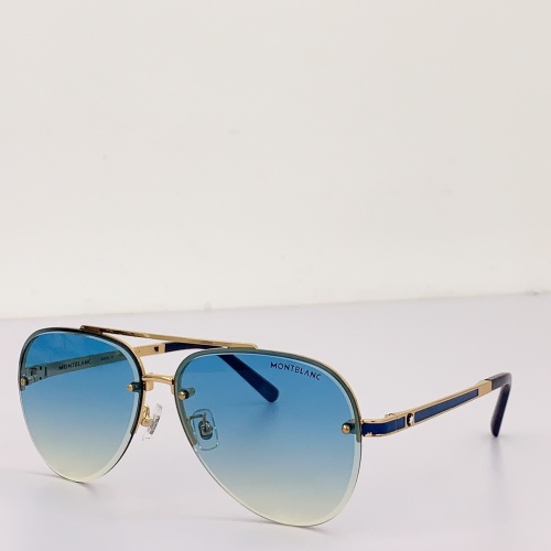Montblanc AAA Quality Sunglasses #1125088 $60.00 USD, Wholesale Replica Montblanc AAA Quality Sunglasses