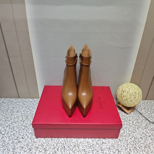 Replica Valentino Boots For Women #1125249 $155.00 USD for Wholesale